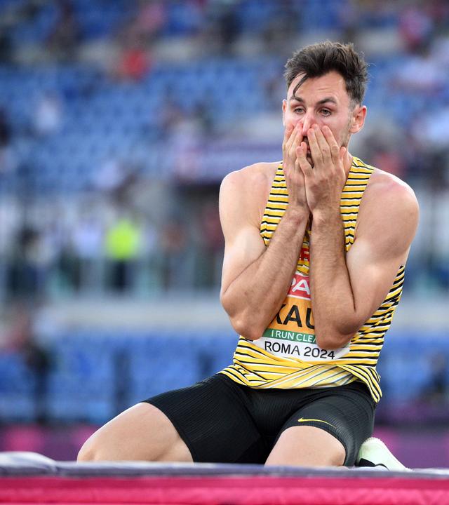Niklas Kaul bei den Leichtathletik-Europameisterschaften Rom 2024