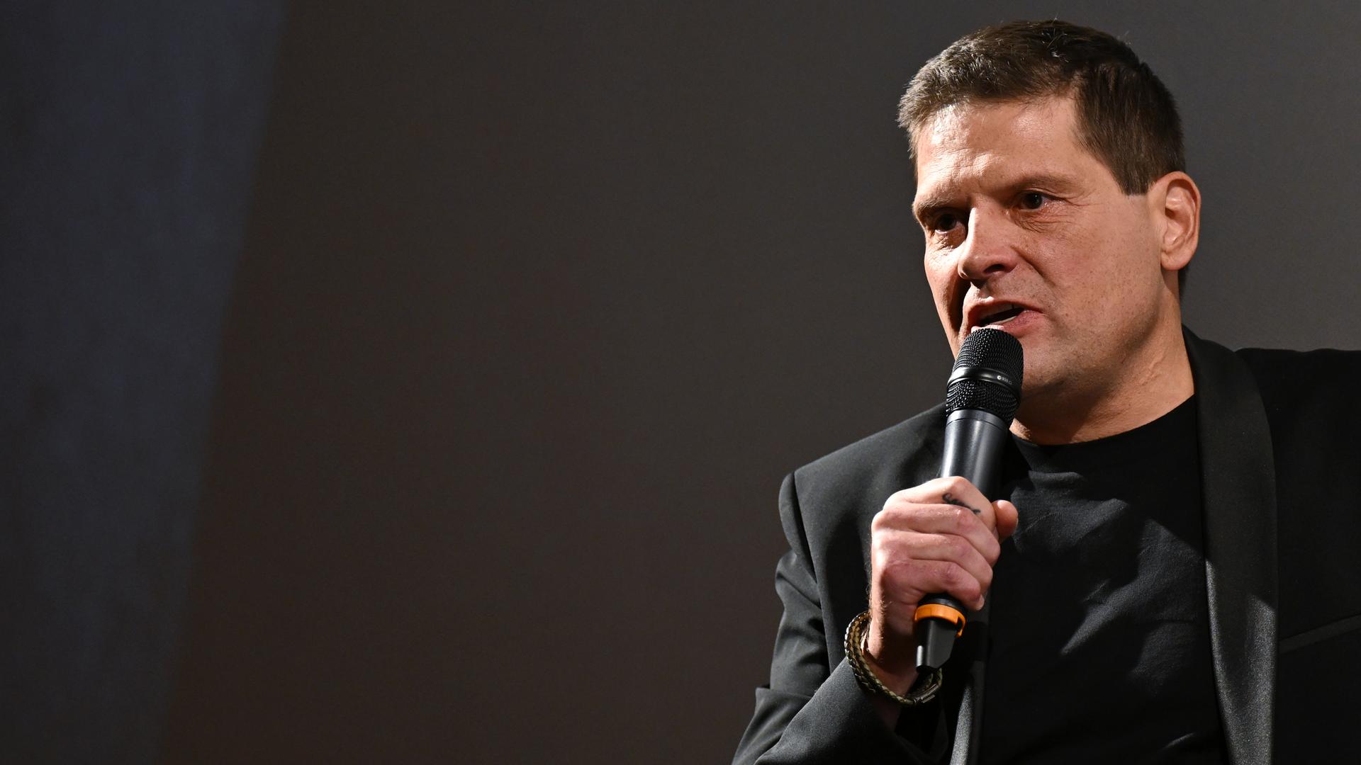 Jan Ullrich bei der Vorstellung der Dokumentation "Der Gejagte"