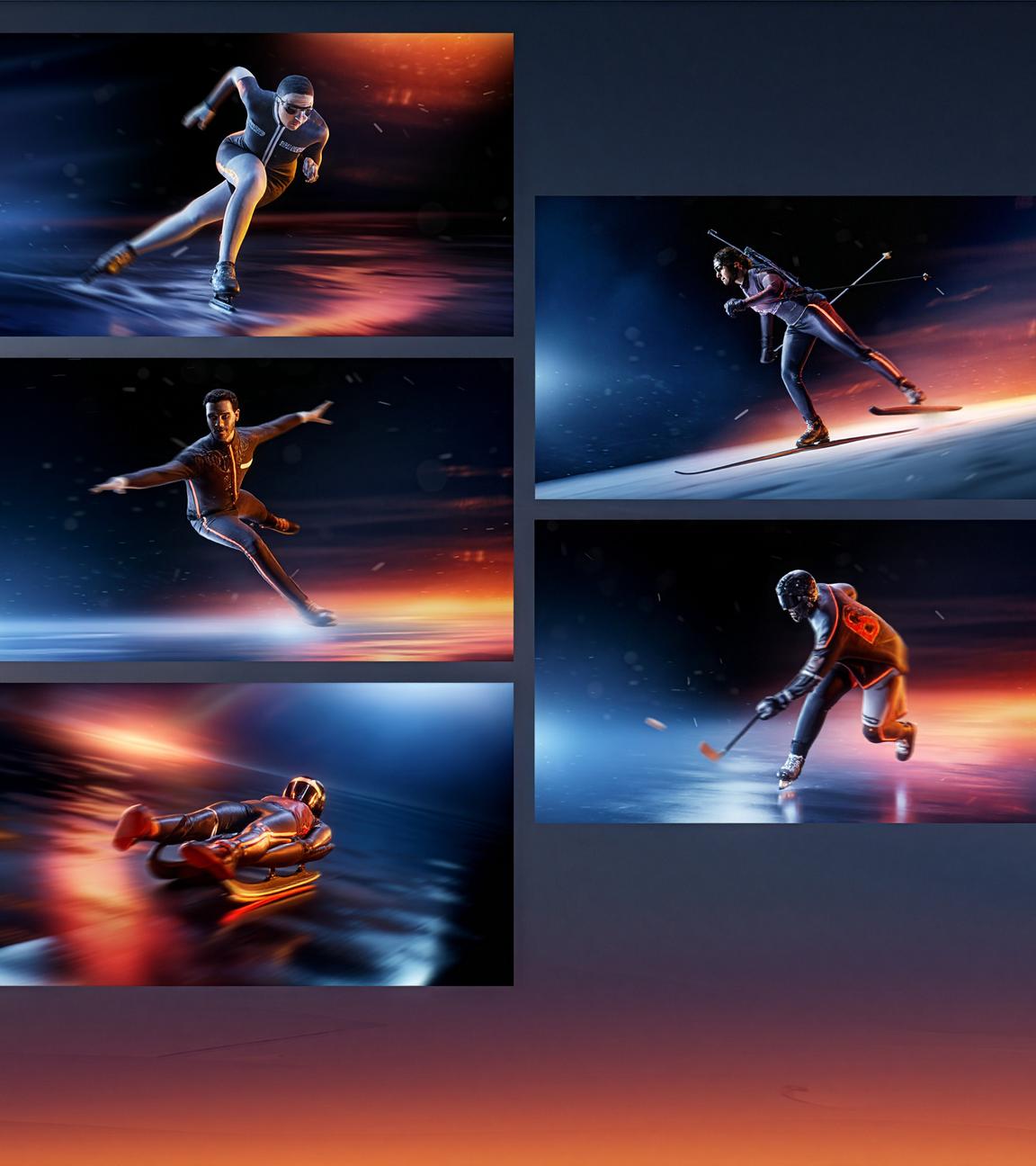 Olympische Winterspiele im Multiview