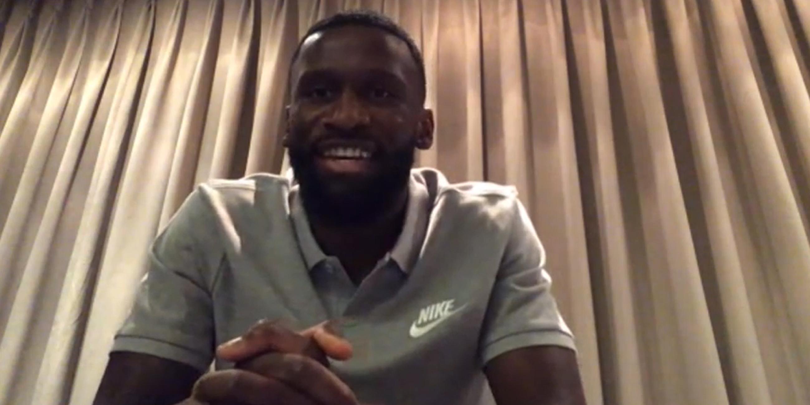 Antonio Rüdiger im Videointerview