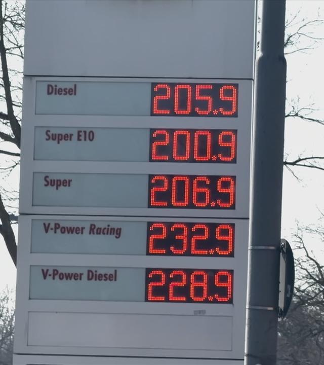 Spritpreise an der Tankstelle