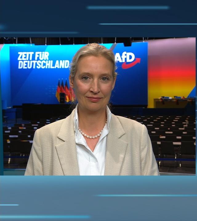 Schaltgespräch Dunya Hayali Alice Weidel