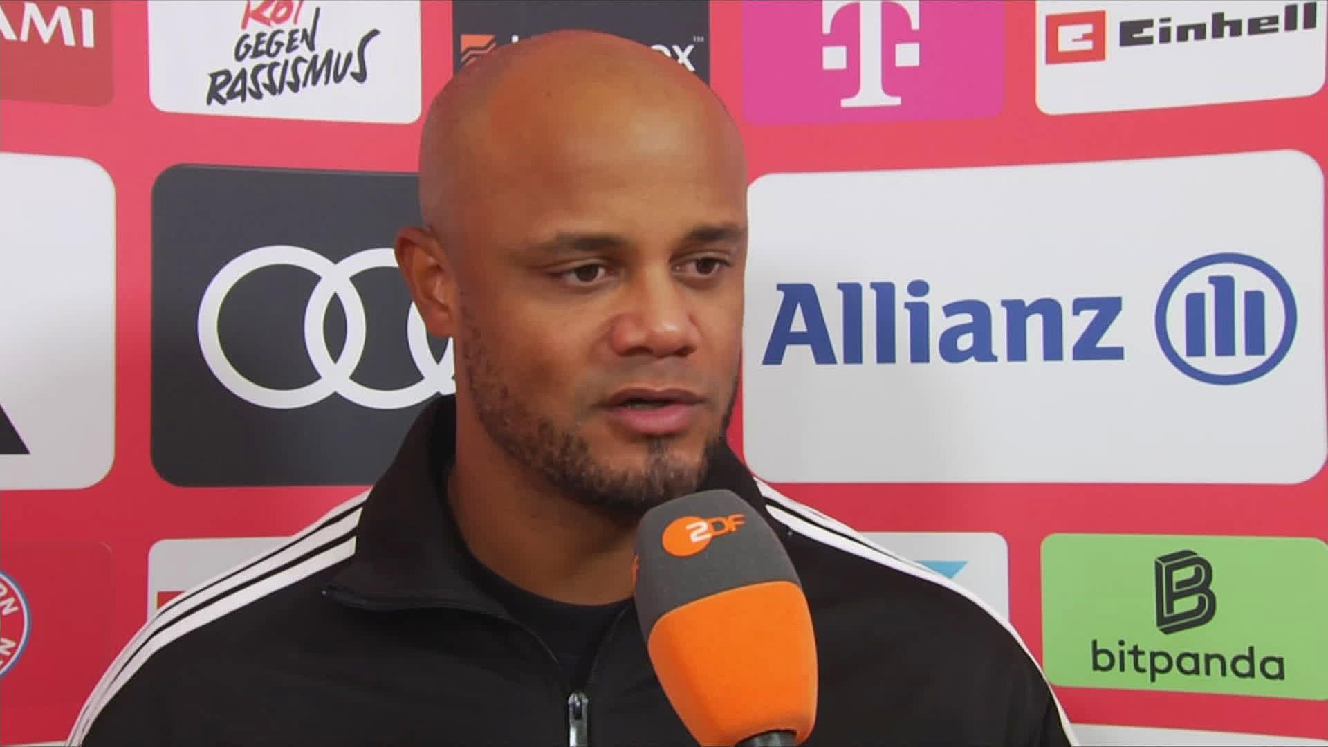 FC Bayern Trainer Vincent Kompany im Gespräch mit dem ZDF.