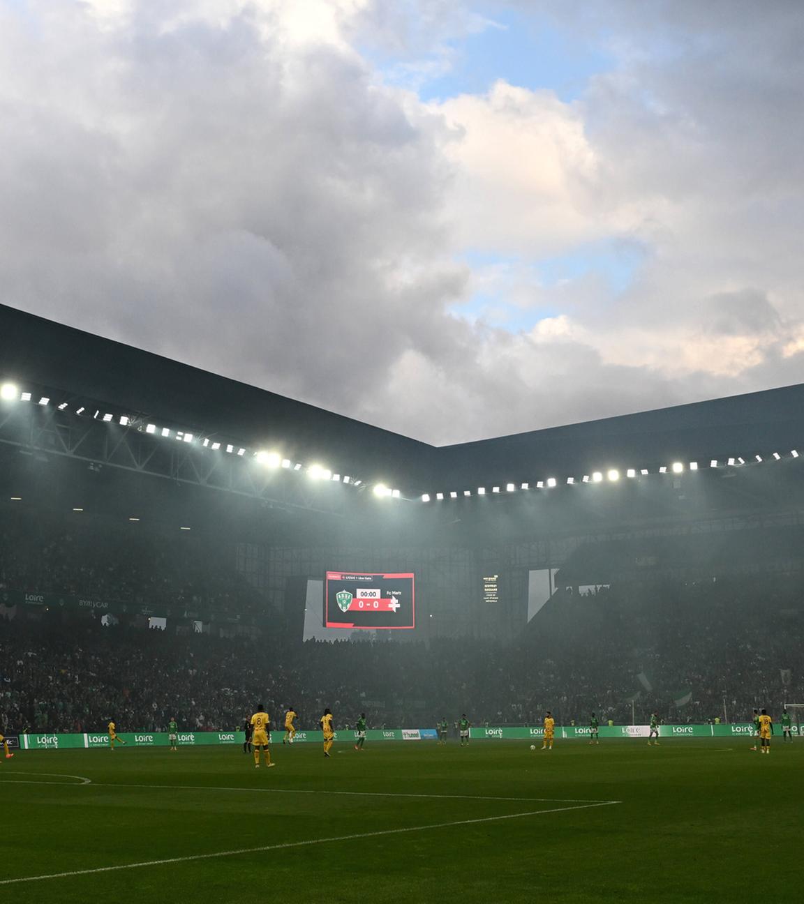 Das Stadion Geoffroy-Guichard in Saint-Étienne.