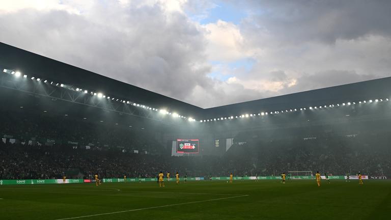 Das Stadion Geoffroy-Guichard in Saint-Étienne.