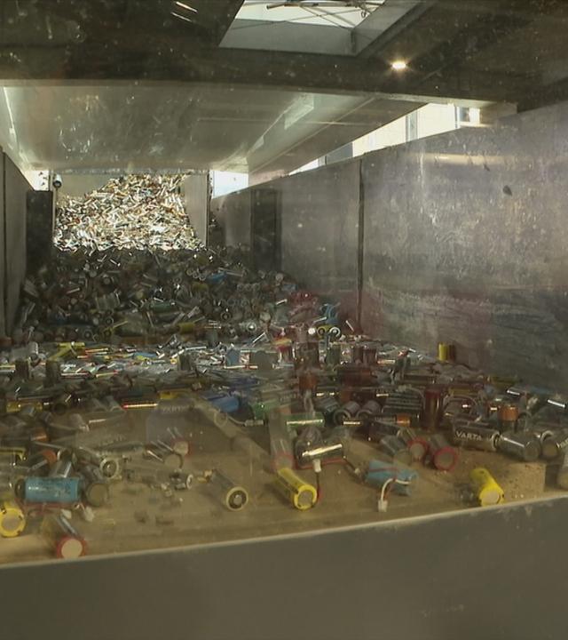 Batterien werden recycelt
