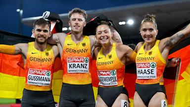 Leichtathletik-EM: Mixed-Staffel Sprint