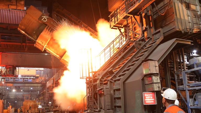 Stahlwerk der Salzgitter AG Hochofen