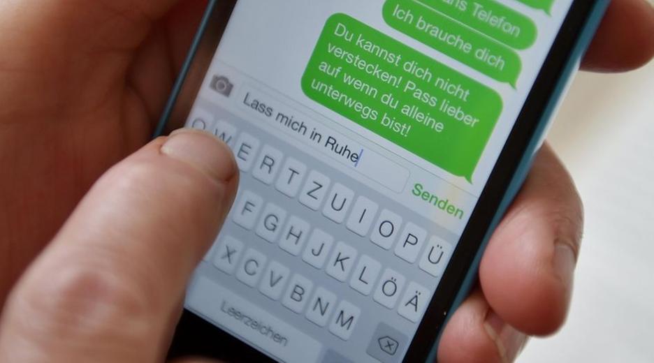 SMS eines Stalkers 