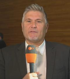 ZDF-Reporter Andreas Stamm in Straßburg