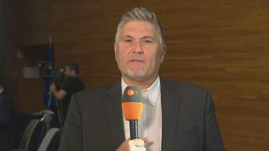 ZDF-Reporter Andreas Stamm in Straßburg