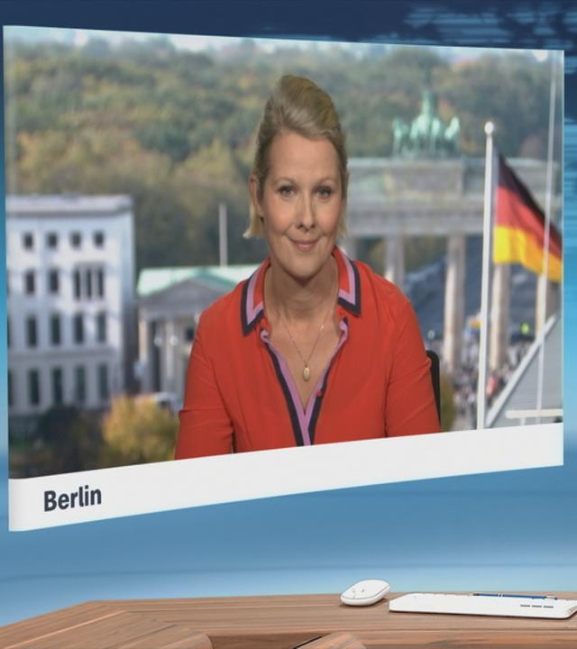 Nicole Diekmann in einer Schalte zum Sicherheitspaket der Ampel