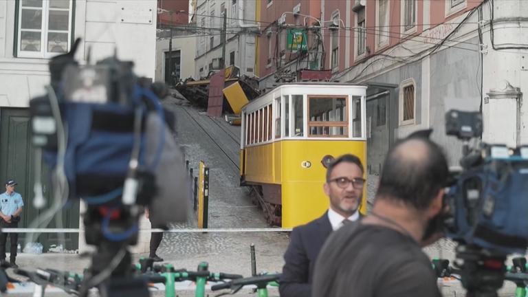 Standseilbahn in Lissabon