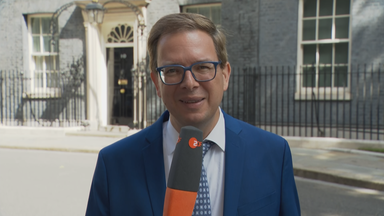 ZDF-Korrespondent Wolf-Christian Ulrich in der Downing Street.