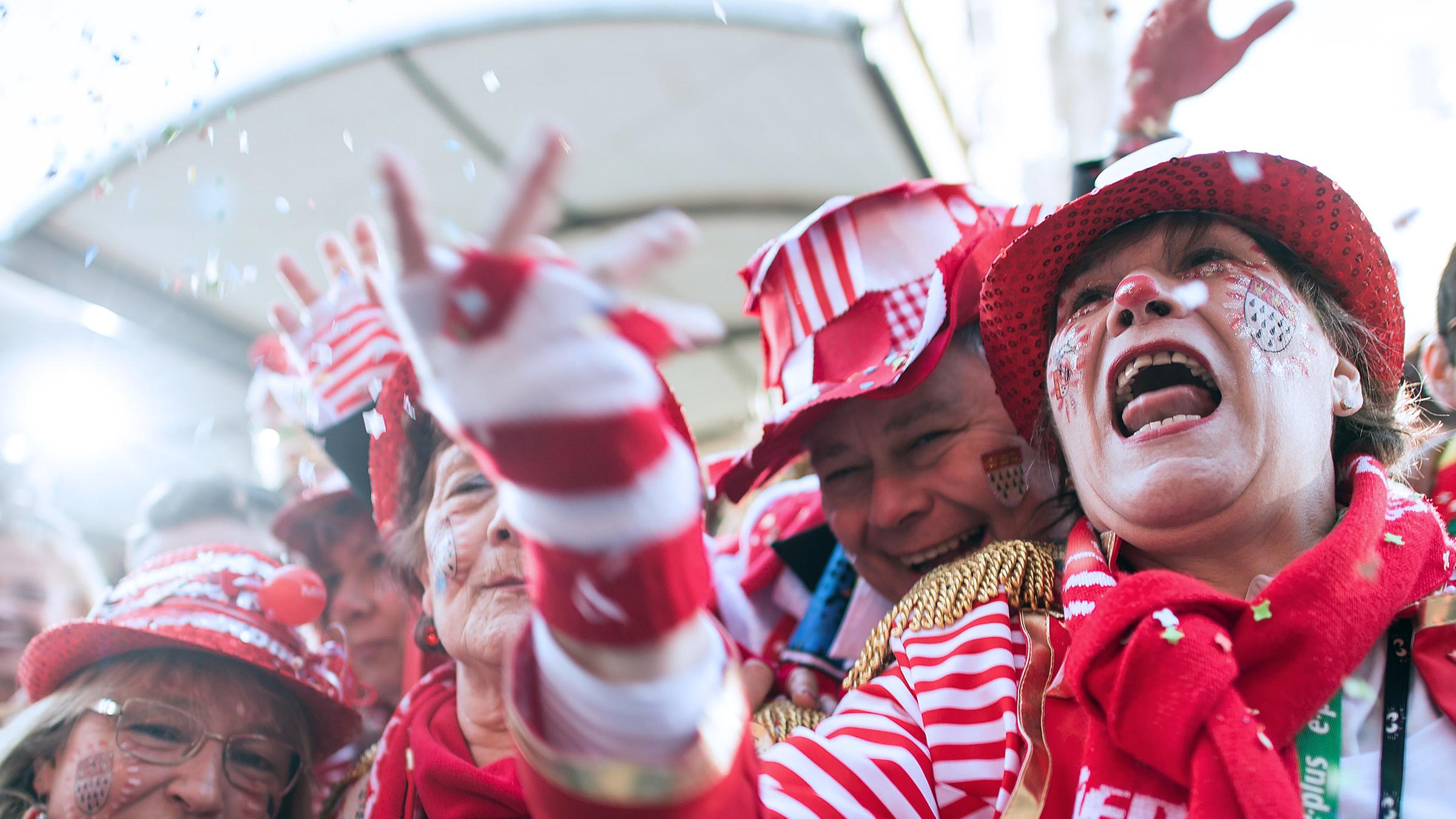 Weiberfastnacht in Köln, aufgenommen am 28.02.2019