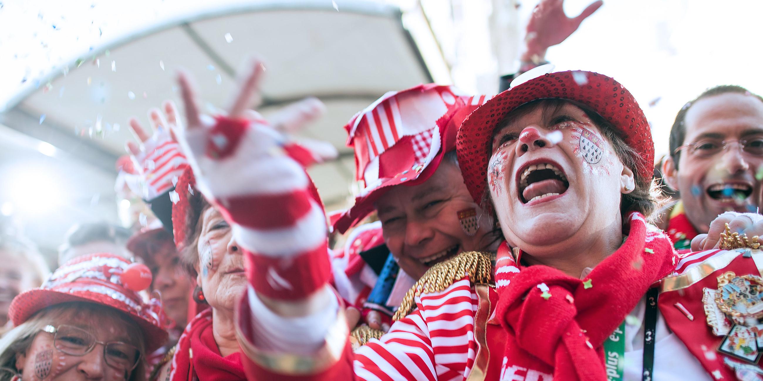 Weiberfastnacht in Köln, aufgenommen am 28.02.2019