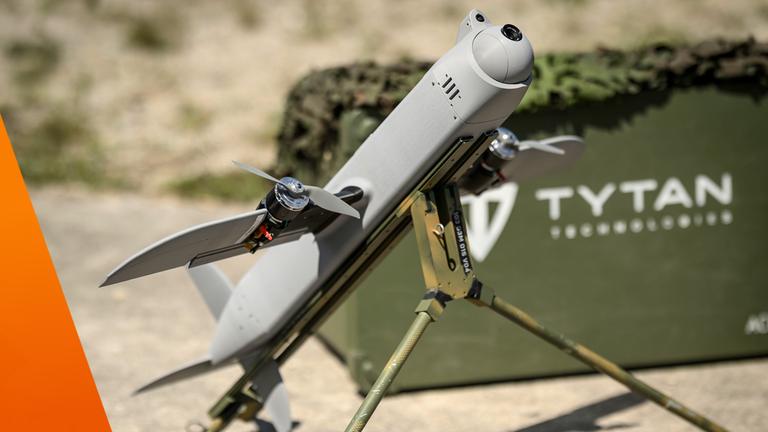 Abwehr-Drohne des Rüstungs-Startups Tytan-Technologies