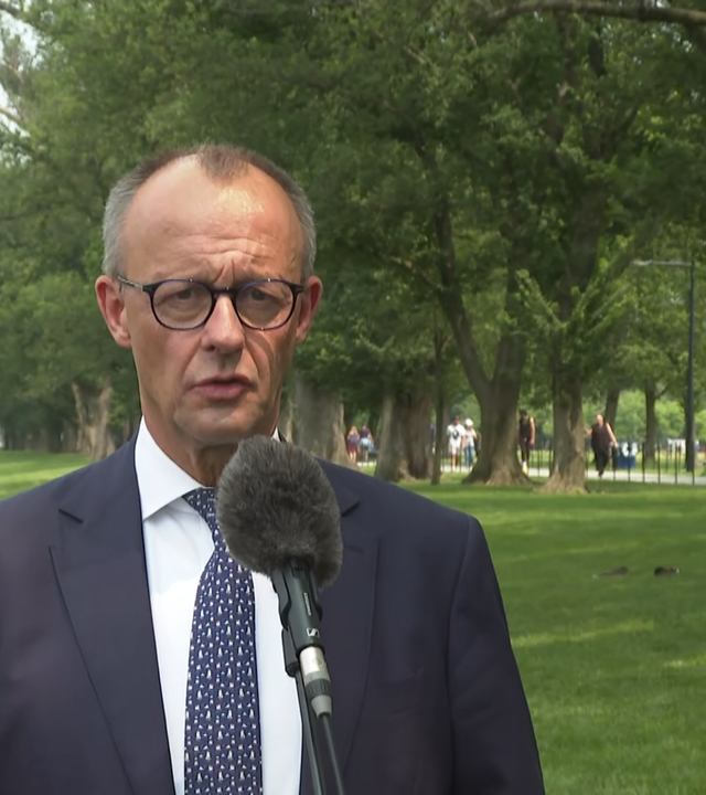Bundeskanzler Friedrich Merz nach dem Treffen mit US-Präsident Trump.