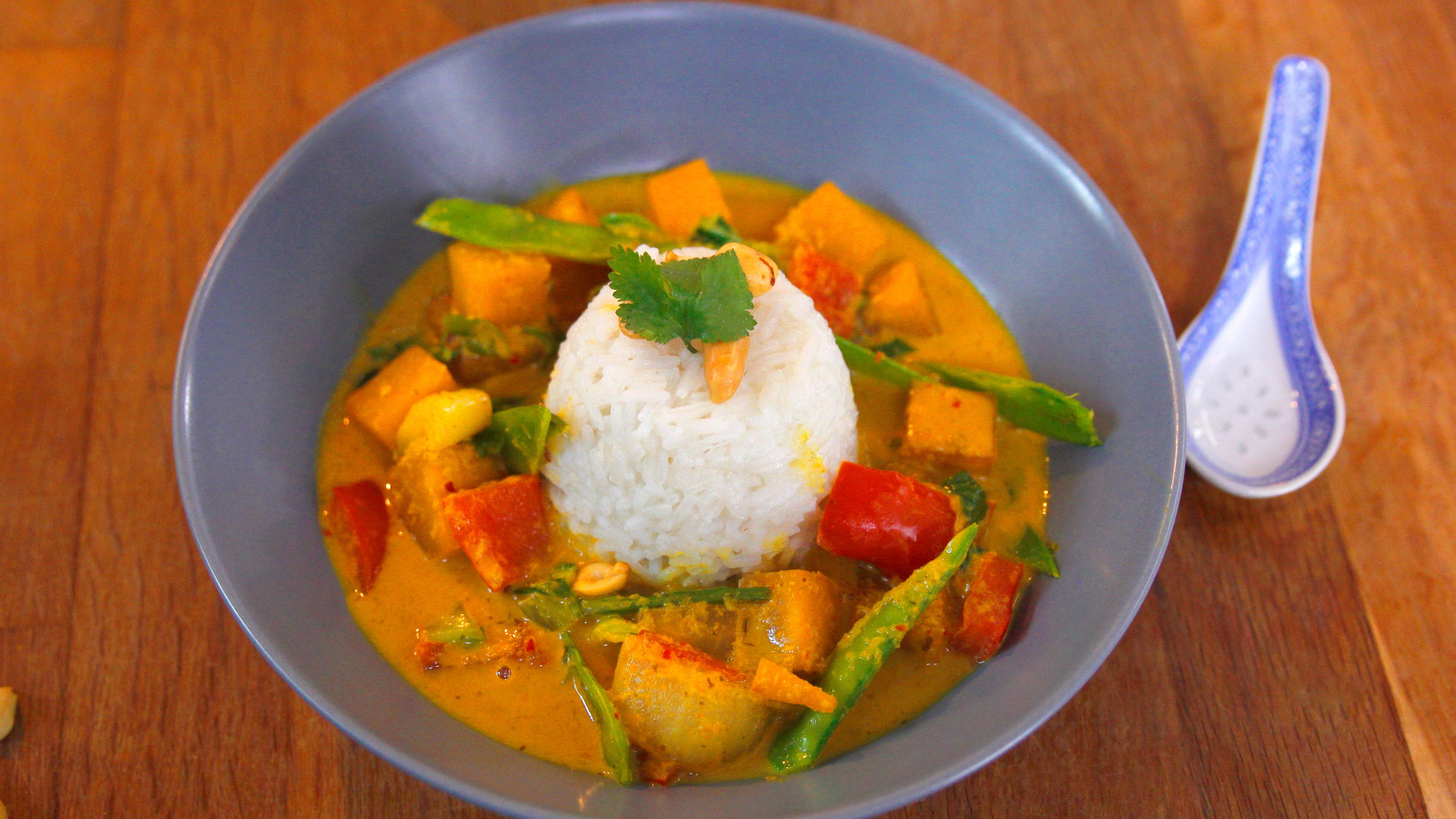 Veganes Steckrüben-Curry