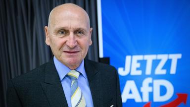 Stefan Hrdy steht beim Bundesparteitag der AfD in der Grugahalle in Essen am 30.06.2024.