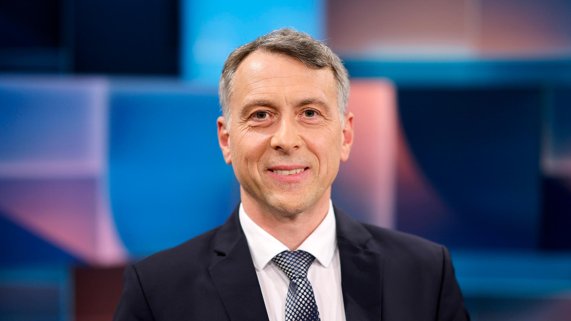 Politiker Stefan Kerth in der ARD-Talkshow 'hart aber fair'.