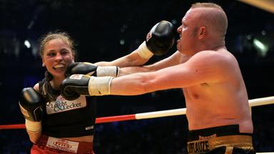 Stefan Raab vs. Regina Halmich, aufgenommen am 30.03.2007