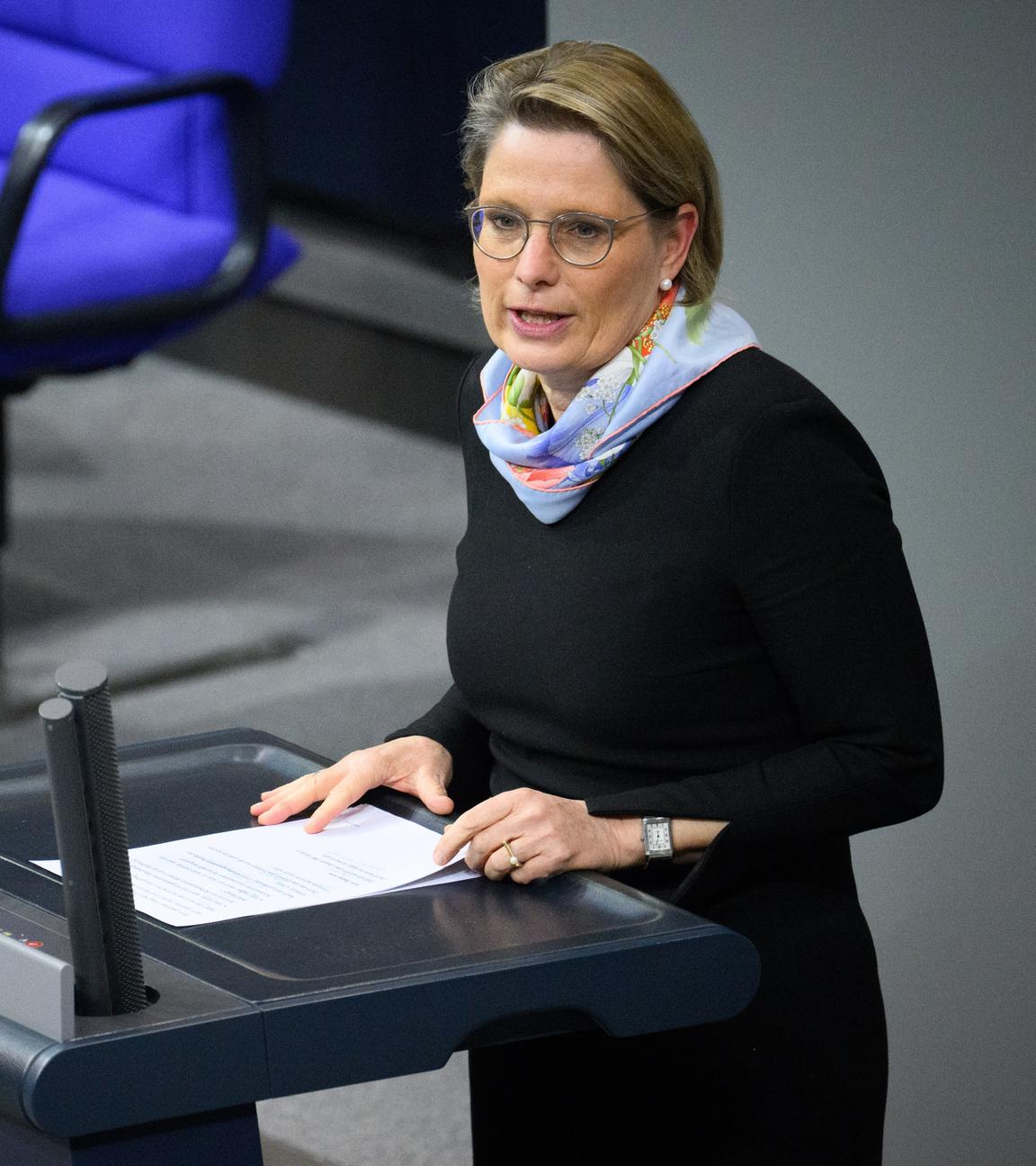 Stefanie Hubig (SPD), Bundesministerin der Justiz und für Verbraucherschutz im Bundestag.