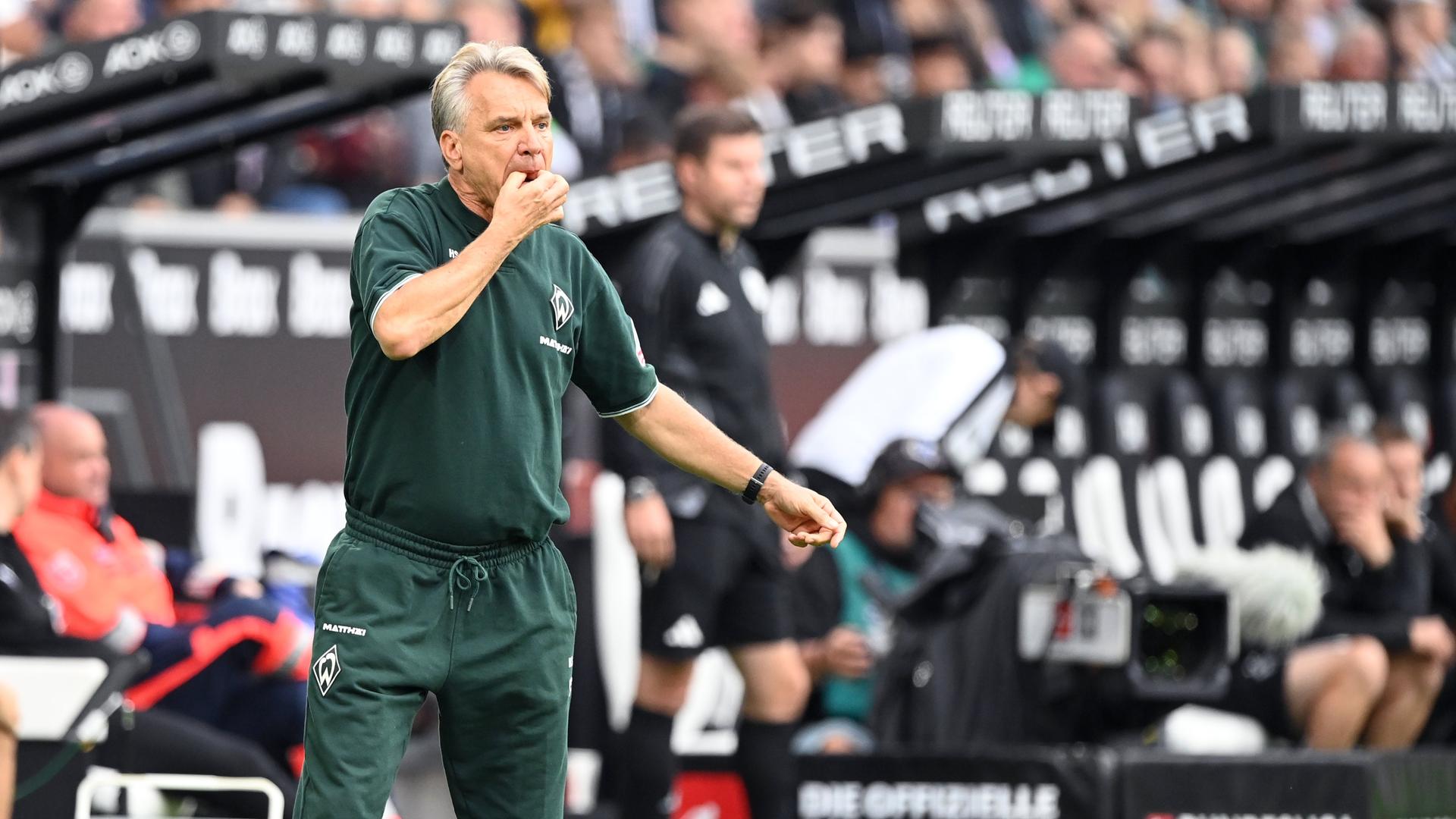 Werder-Trainer Horst Steffen