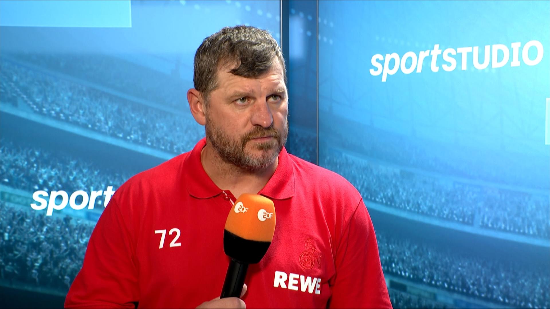 Steffen Baumgart, Trainer des 1. FC Köln im Sportstudio.