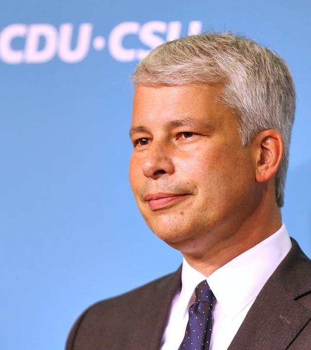 akob-Kaiser-Haus: Pressestatement nach CDU/CSU-Fraktionsvorstandssitzung: Steffen Bilger (CDU)