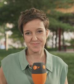 ZDF-Korrespondentin Miriam Steimer in Peking