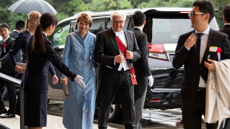 Frank-Walter Steinmeier und Ehefrau Elke Budenbender