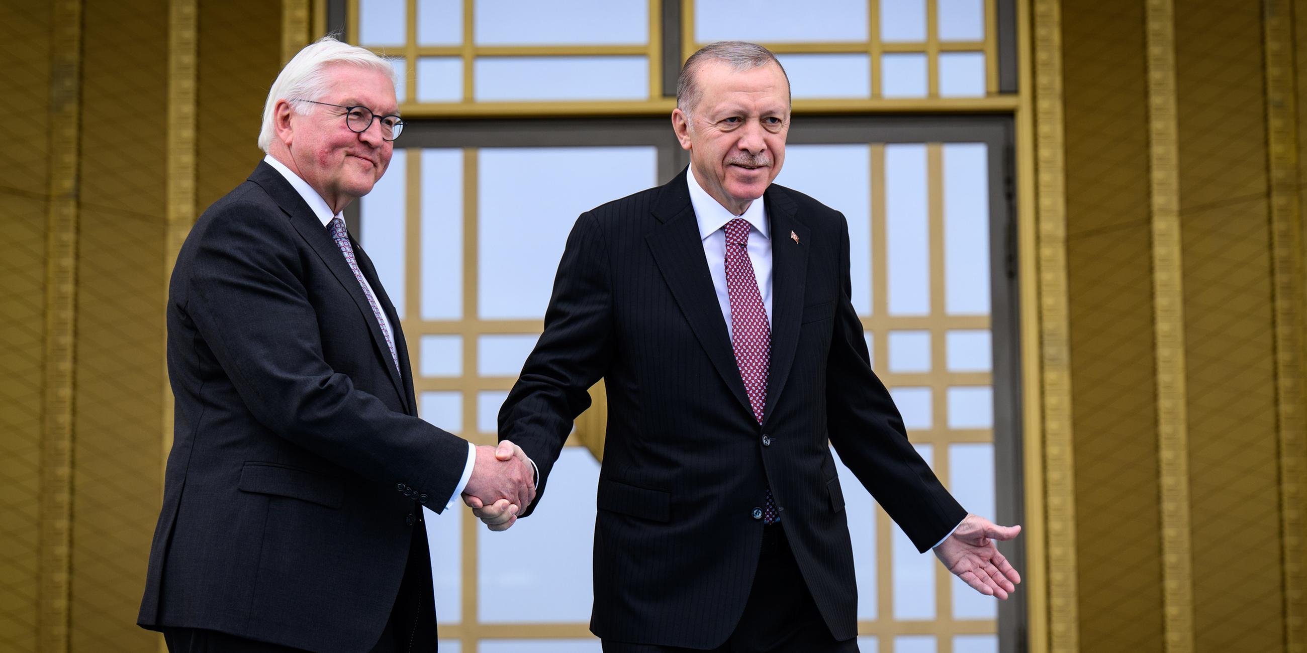 Frank-Walter Steinmeier und Recep Tayyip Erdogan