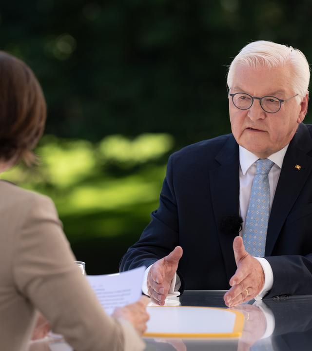 ZDF-Sommerinterview mit Bundespräsident Steinmeier