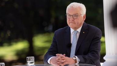  Bundespräsident Frank-Walter Steinmeier im  ZDF-Sommerinterview