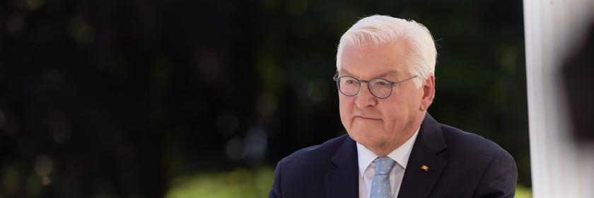  Bundespräsident Frank-Walter Steinmeier im  ZDF-Sommerinterview