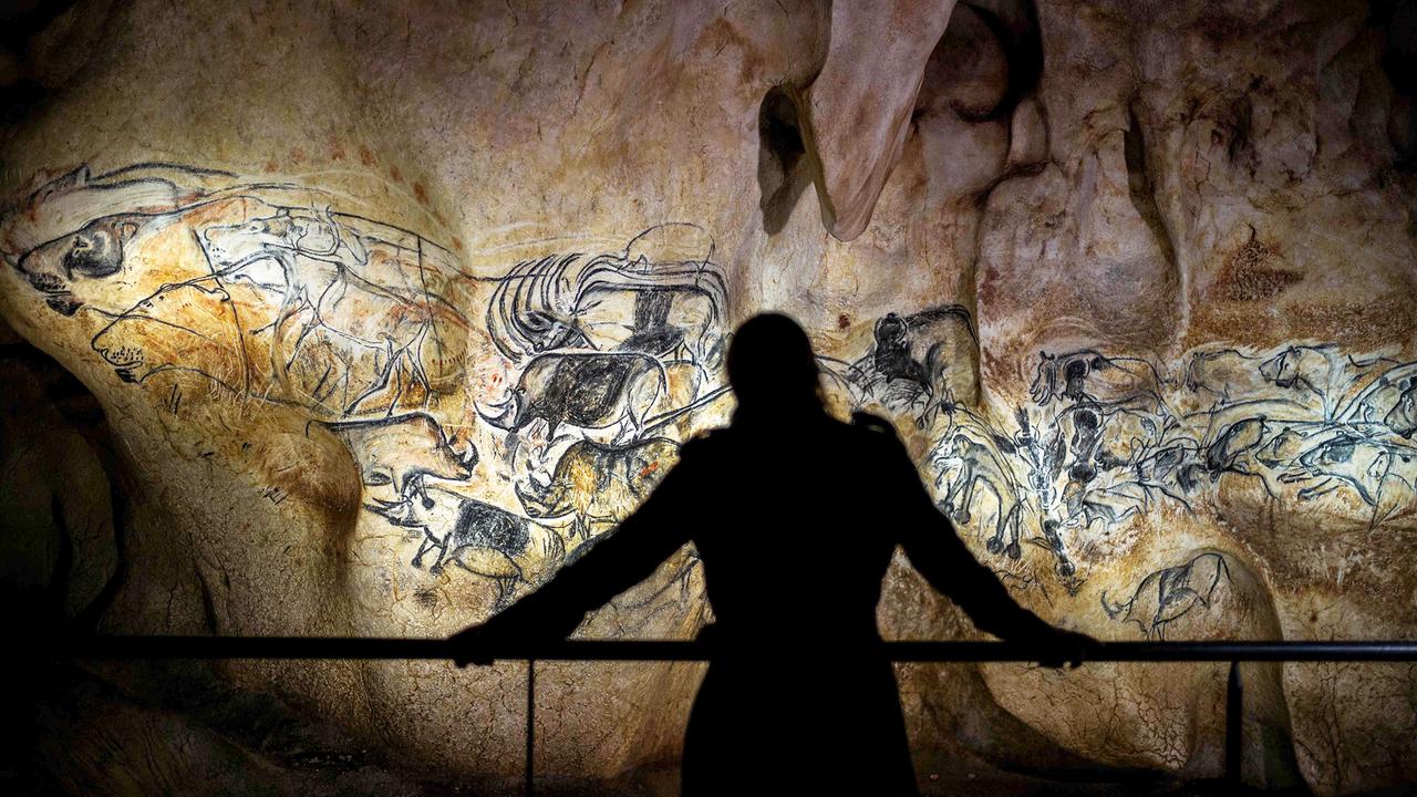 Steinzeitmalereien in der Höhle Chauvet  (Frankreich)
