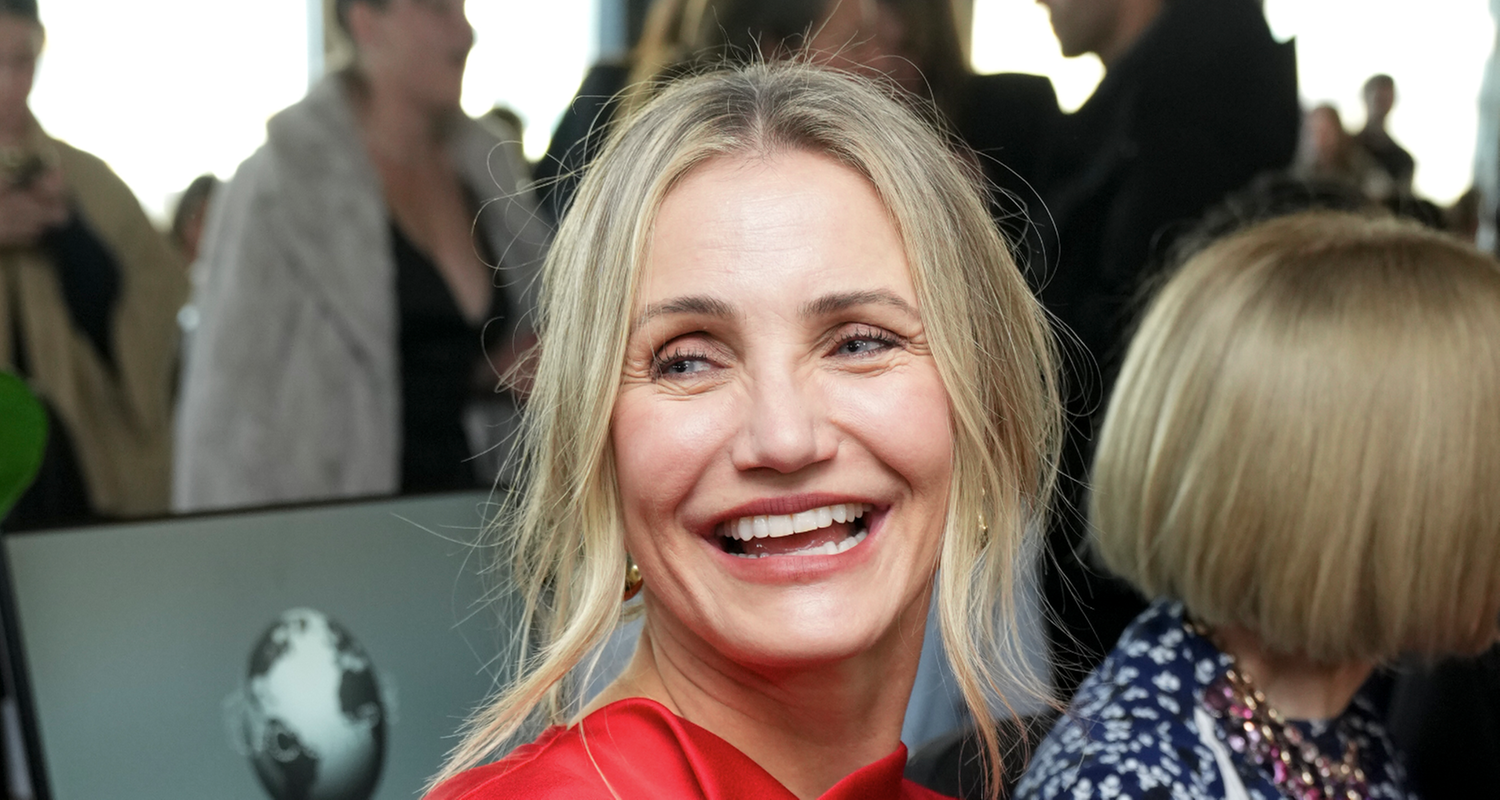 Cameron Diaz auf Pariser Fashionweek