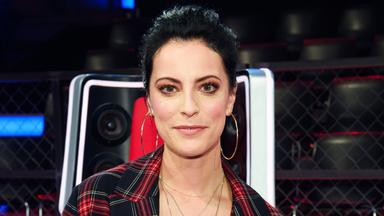 Stephanie Kloss im Studion von The Voice of Germany