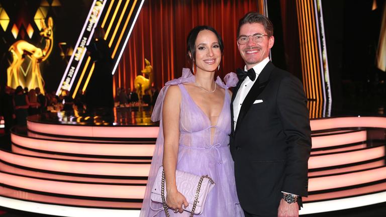 Stephanie Stumph und ihr Partner Florian Santner