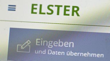 Die Eingabe des Steuerportals Elster.