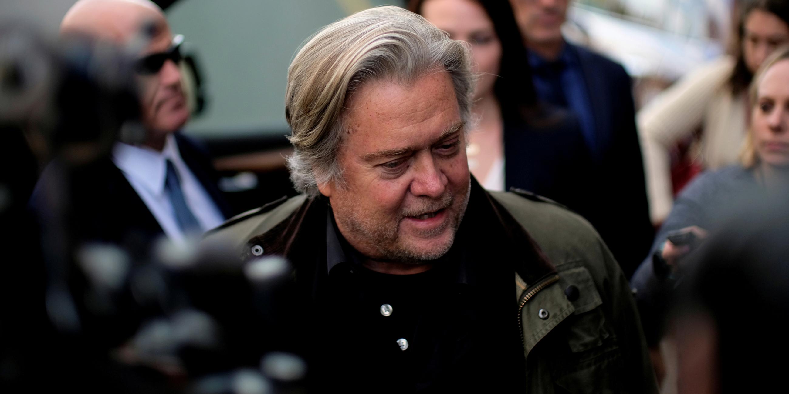 Archiv: Steve Bannon am 08.11.2019 in Washington