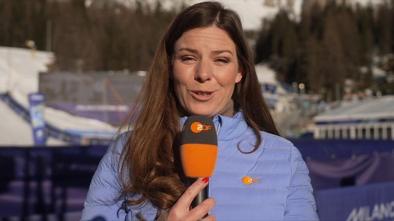 Amelie Stiefvatter | ZDF-Reporterin in Cortina