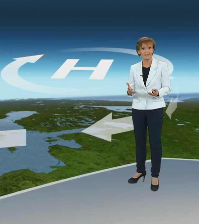 Virtuelles Studio, 3D-Grafik, Ostsee, Hochdruckgebiet, Katja Horneffer