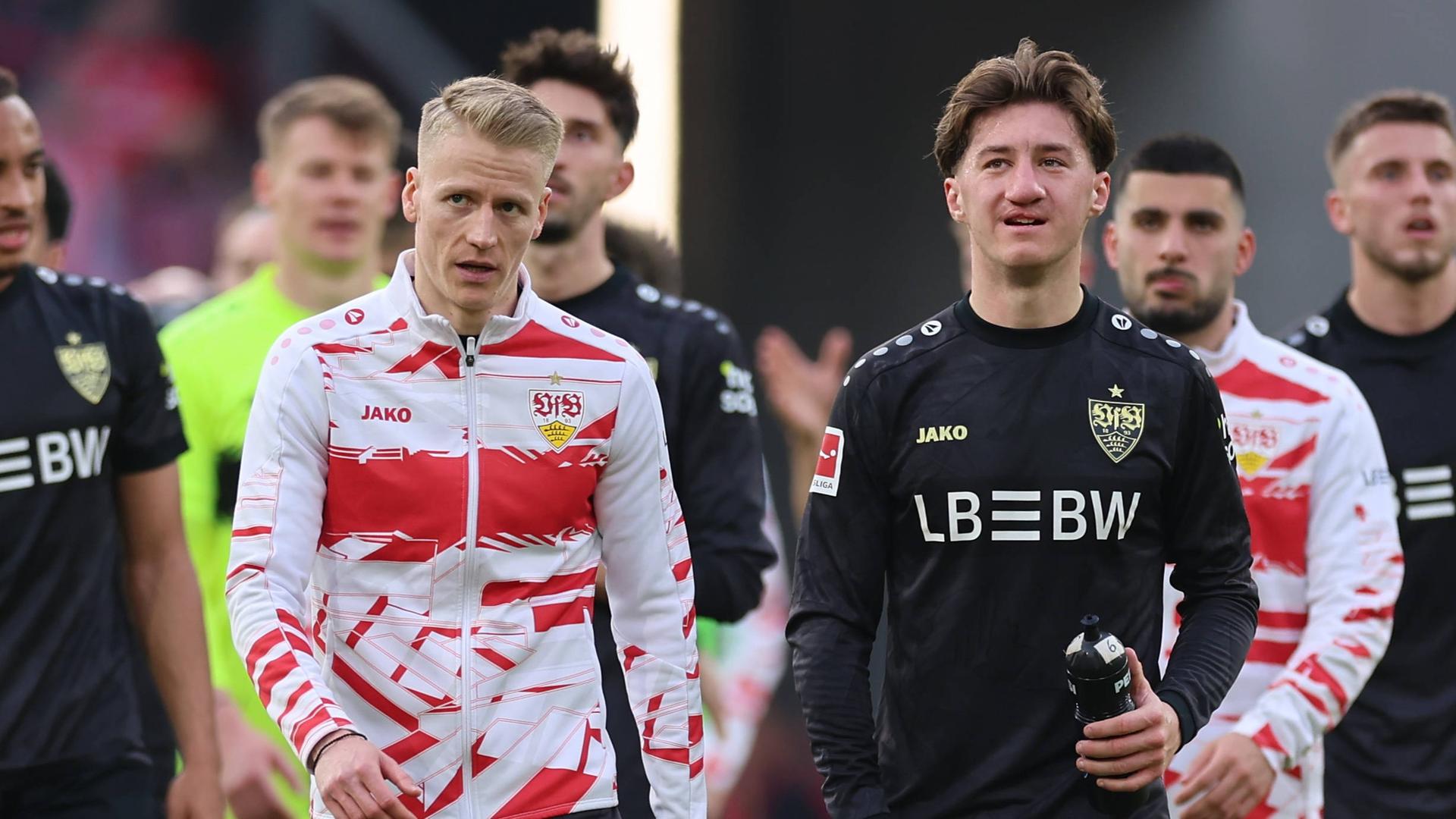 Angelo Stiller (re.) und Chris Führich