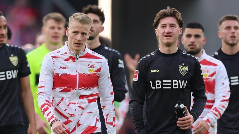 Angelo Stiller (re.) und Chris Führich