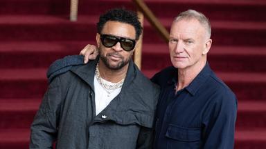 Auf dem Bild zu sehen ist: Sting und Shaggy in einer Nahaufnahme