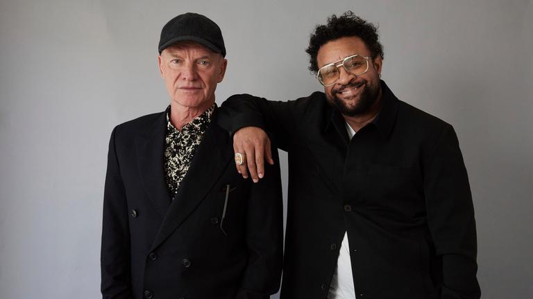 Musiker Sting und Shaggy 