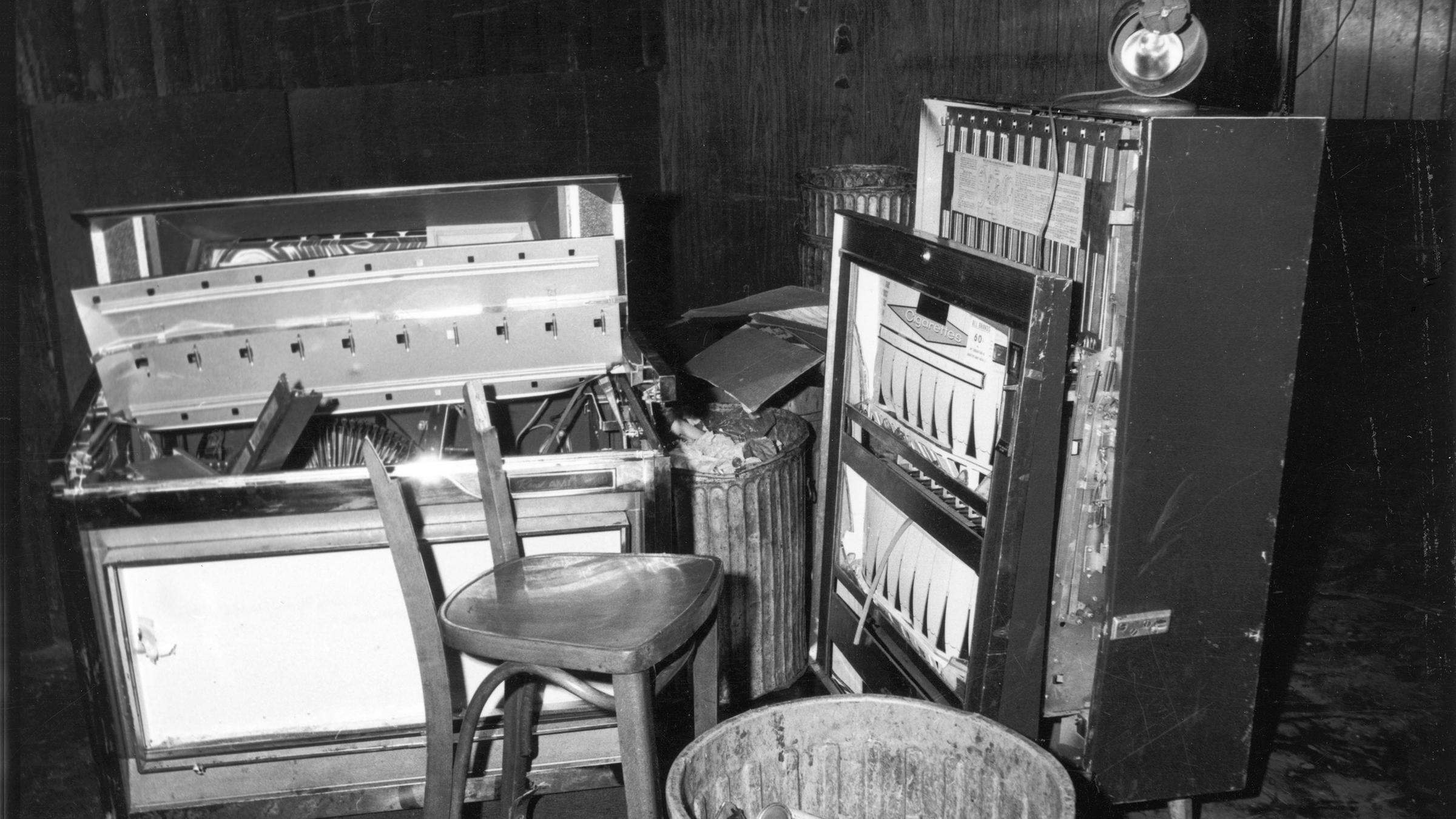 Zerstörung im Stonewall Inn in der Christopher Street 53, New York