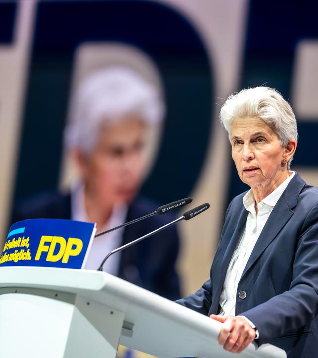 Berlin: Marie Agnes Strack Zimmermann, Kandidatin als Parteivorsitzende der FDP, aufgenommen beim Bundesparteitag